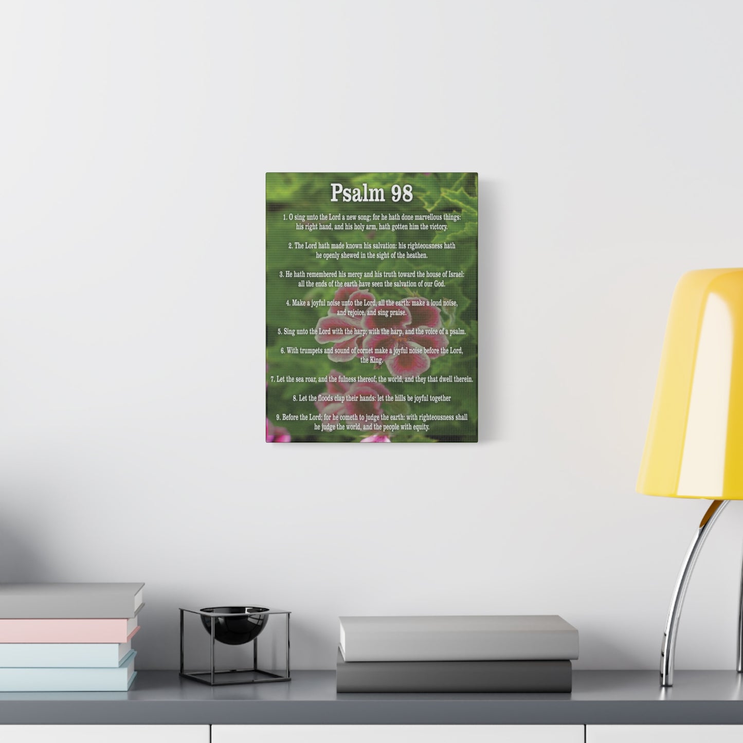 Scripture Walls Joyful Noise Of Salvation Psalm 98:4 Christian Wall Art Print Ready to Hang