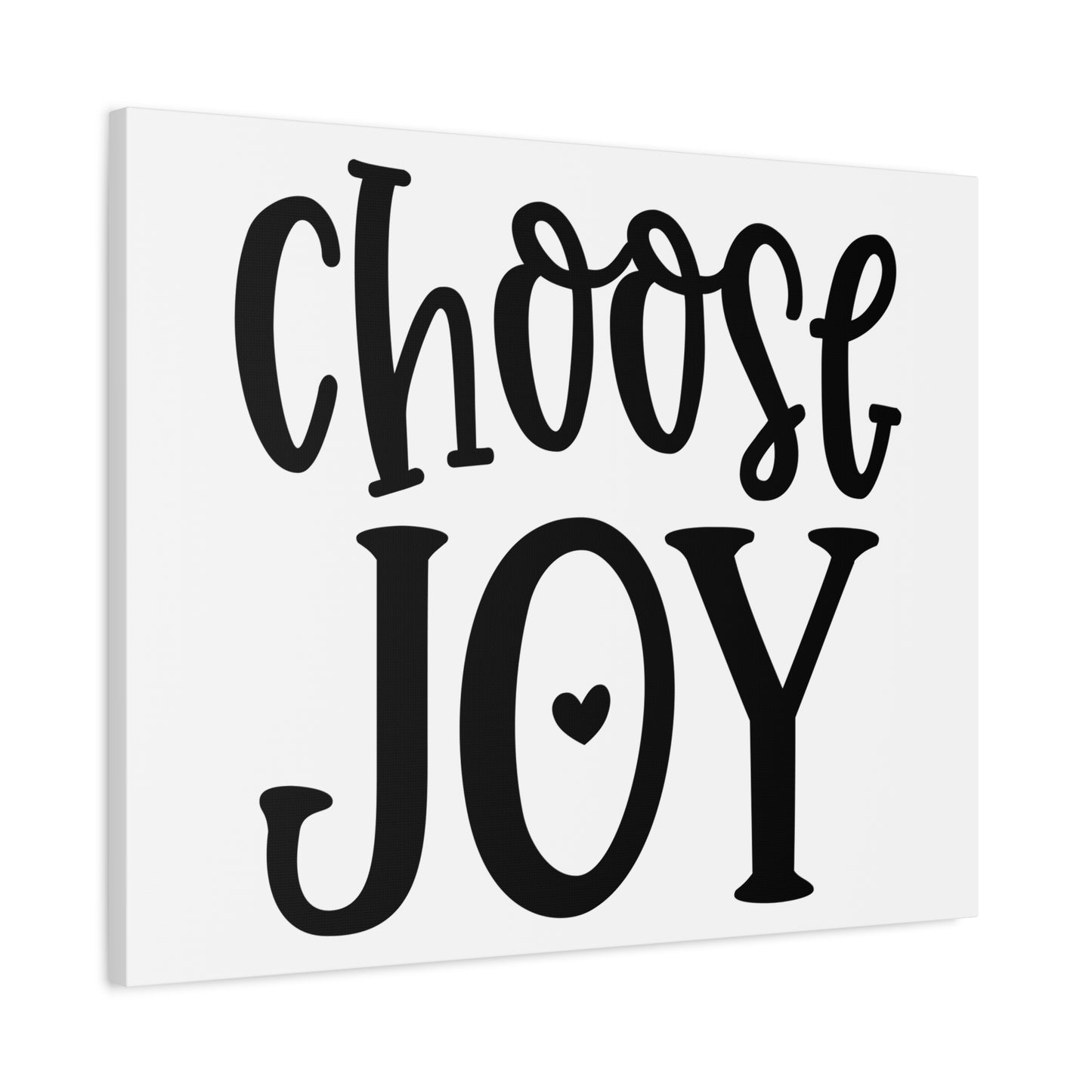 Scripture Canvas Choose Joy Psalm 16:11 Christian Wall Art Print Ready to Hang