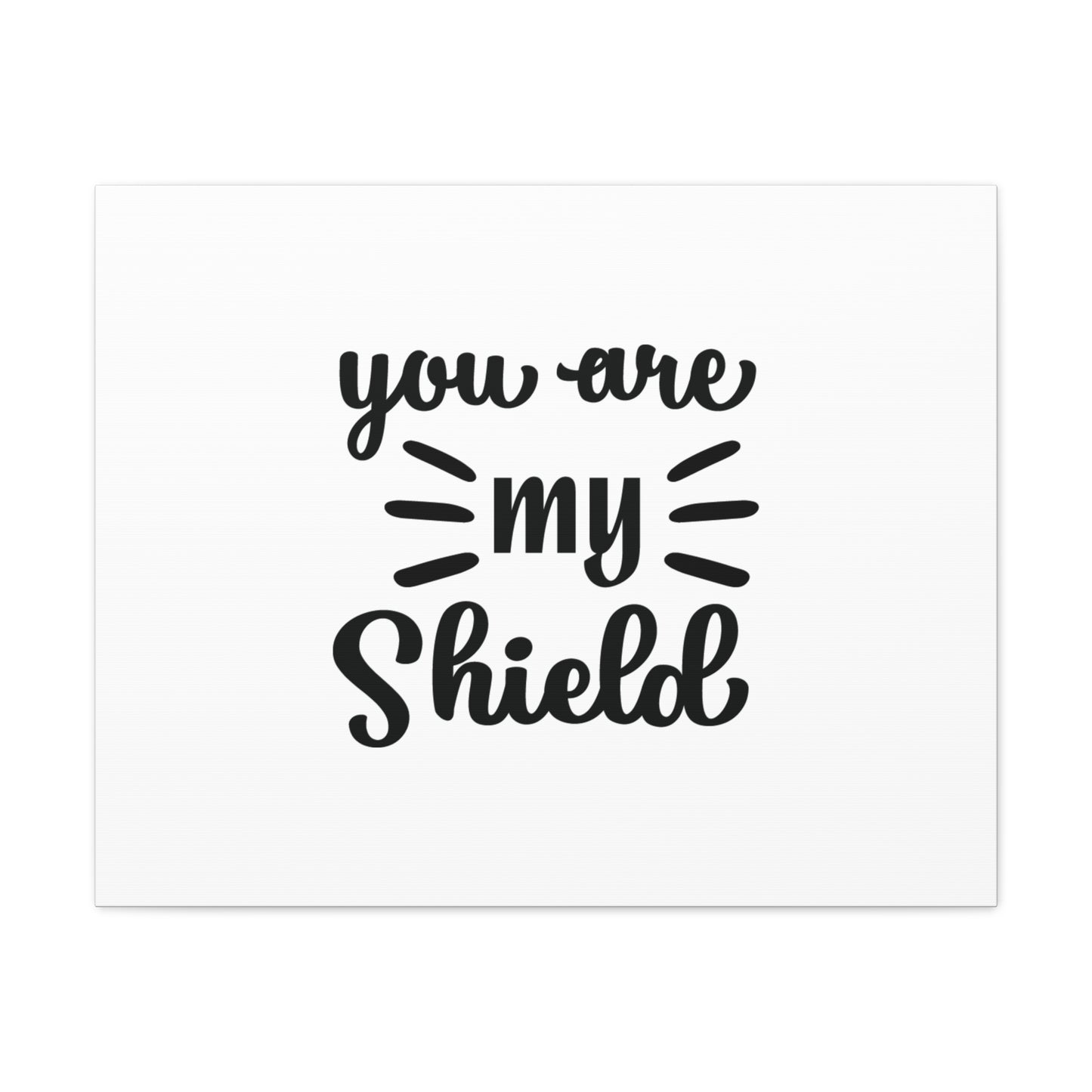 You Are My Shield Psalm 3:3 Christian Wall Art Bible Verse Print Ready to Hang