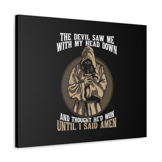 Until I Said Amen 2 Corinthians 11:3 Christian Wall Art Bible Verse Print Ready to Hang