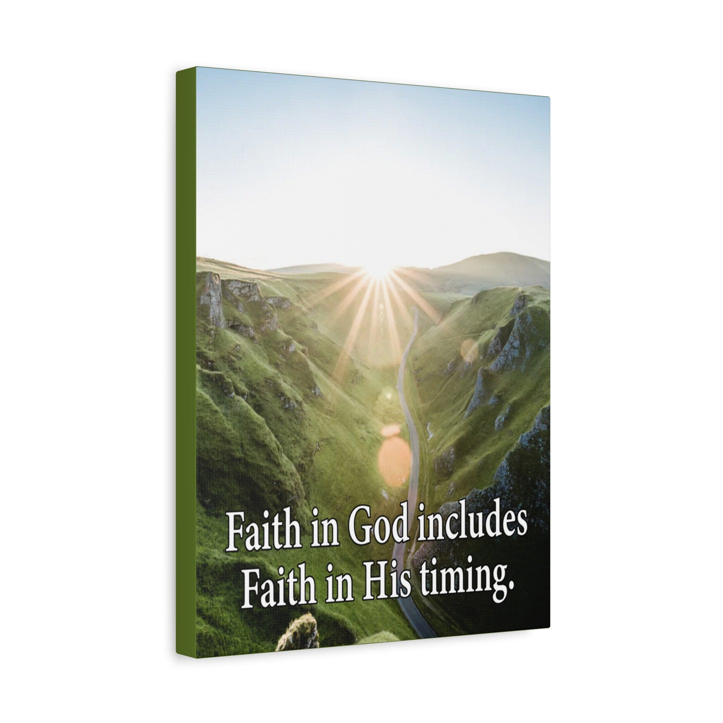 Scripture Walls Faith in God's Timing Psalm 27:14 Christian Wall Decor Scripture Art Ready to Hang