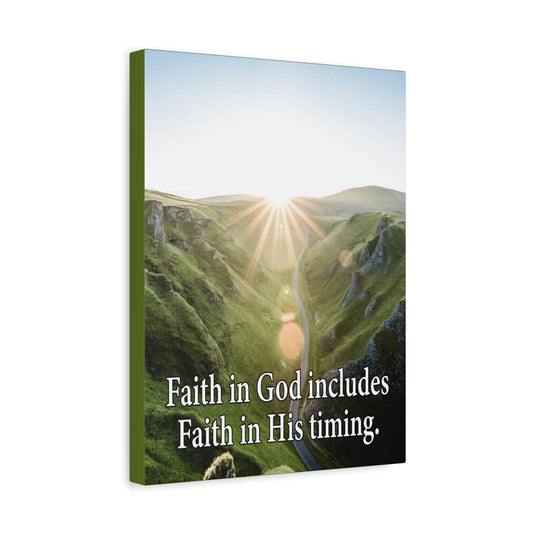 Scripture Walls Faith in God's Timing Psalm 27:14 Christian Wall Decor Scripture Art Ready to Hang