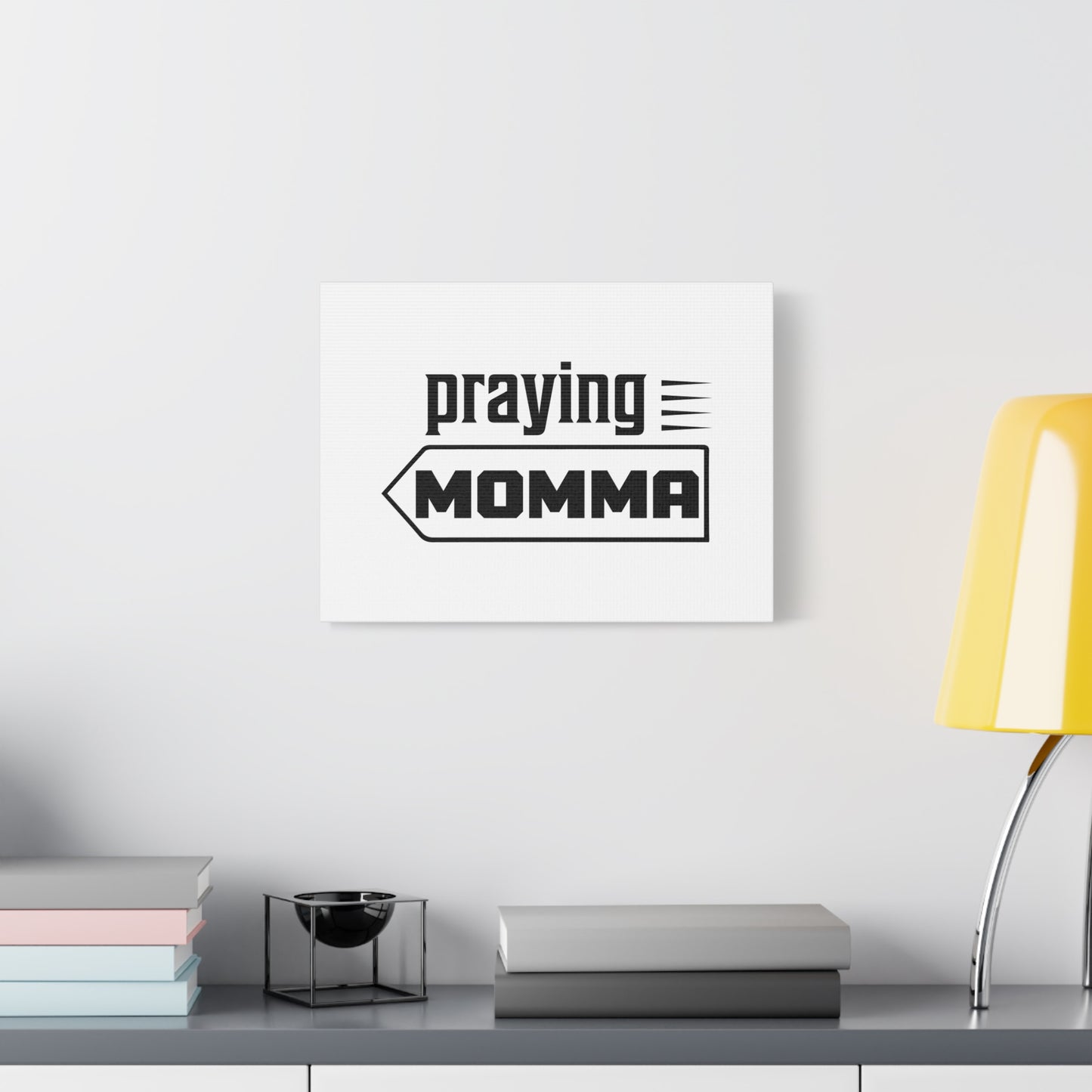 Scripture Canvas Praying Momma Psalm 139:13 Christian Wall Art Bible Verse Print Ready to Hang