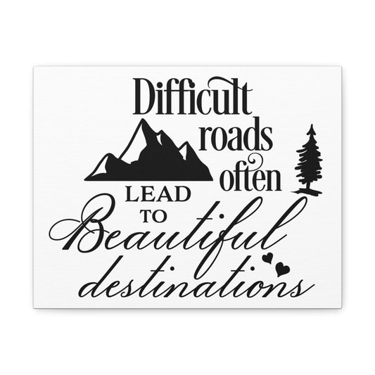 To Beautiful Romans 15:4 Destinations Christian Wall Art Print Ready to Hang