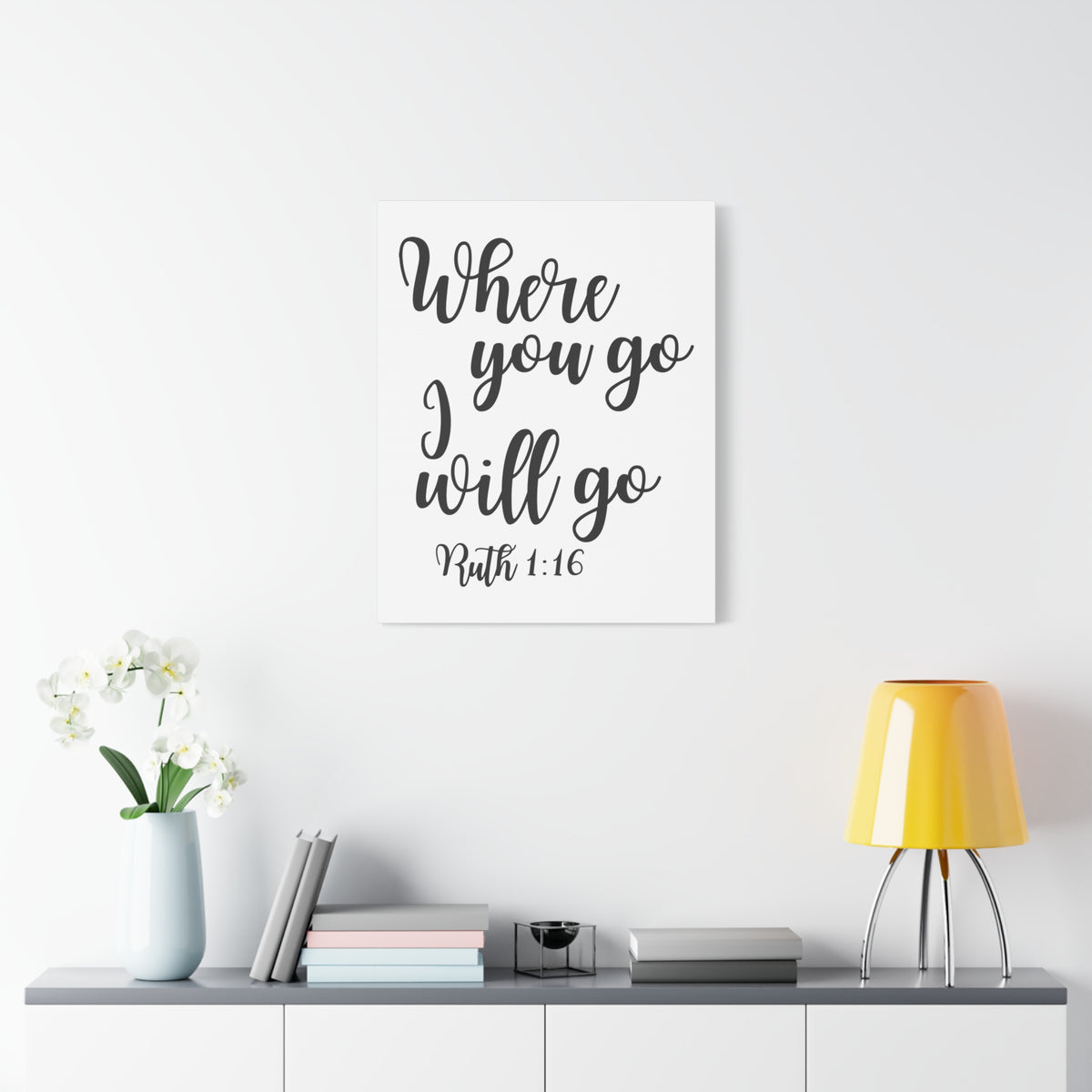Scripture Walls  Bible Verse Canvas Christian Wall Art Ready to Hang Unframed