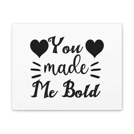 You Made Me Bold Psalm 138:3 Heart Christian Wall Art Bible Verse Print Ready to Hang