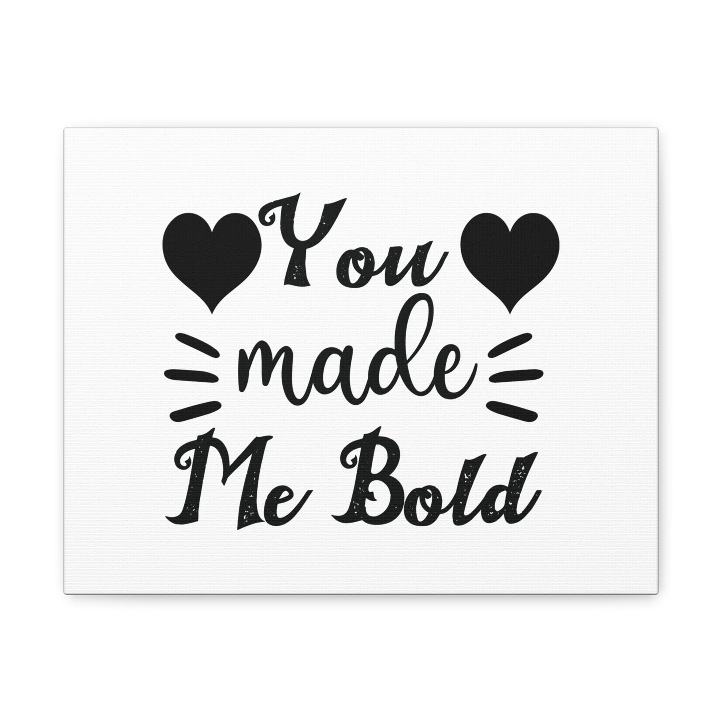 You Made Me Bold Psalm 138:3 Heart Christian Wall Art Bible Verse Print Ready to Hang