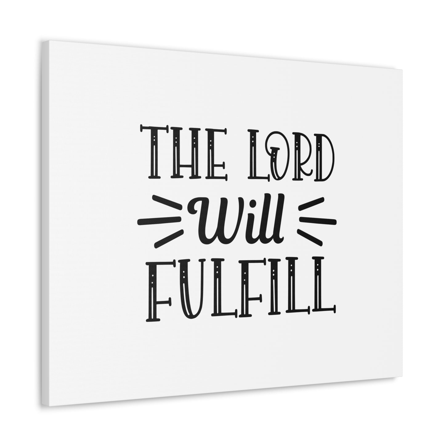 The Lord Will Fulfill Psalm 138:8 Christian Wall Art Bible Verse Print Ready to Hang