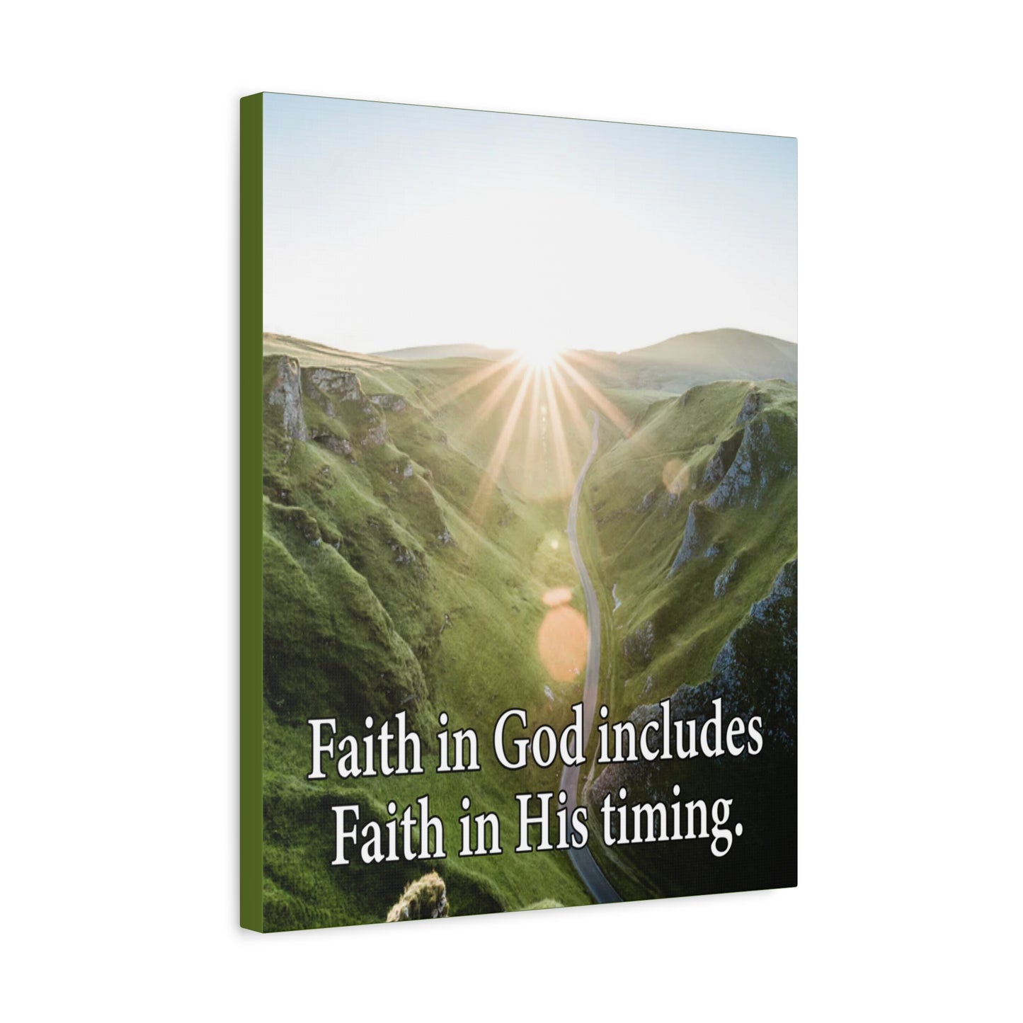 Scripture Walls Faith in God's Timing Psalm 27:14 Christian Wall Decor Scripture Art Ready to Hang