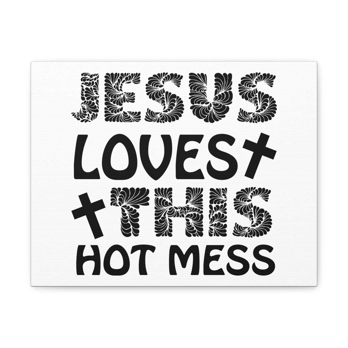 This Hot Mess Revelation 1:5 Christian Wall Art Print Ready to Hang