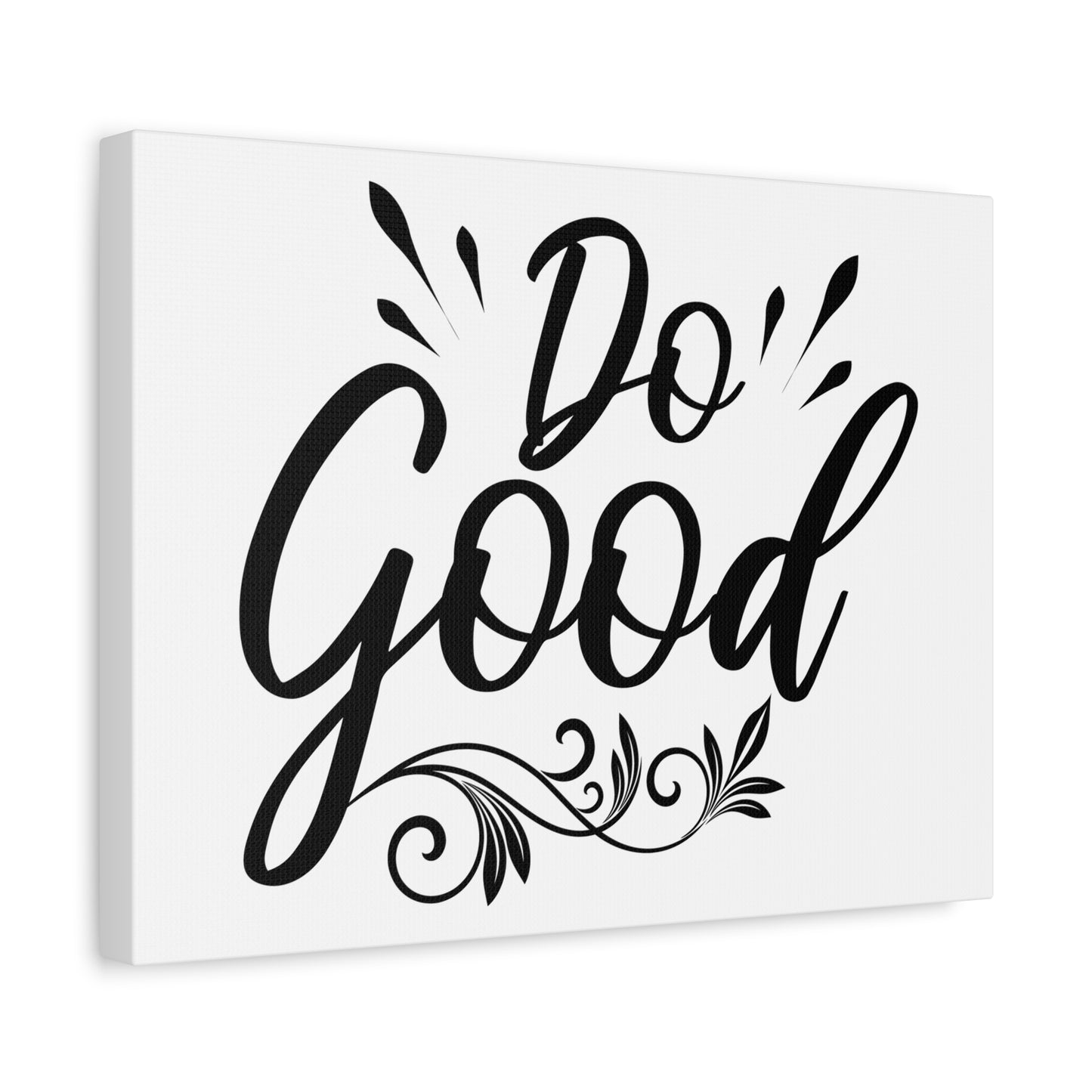 Scripture Canvas Do Good Psalm 37:27 Christian Wall Art Print Ready to Hang