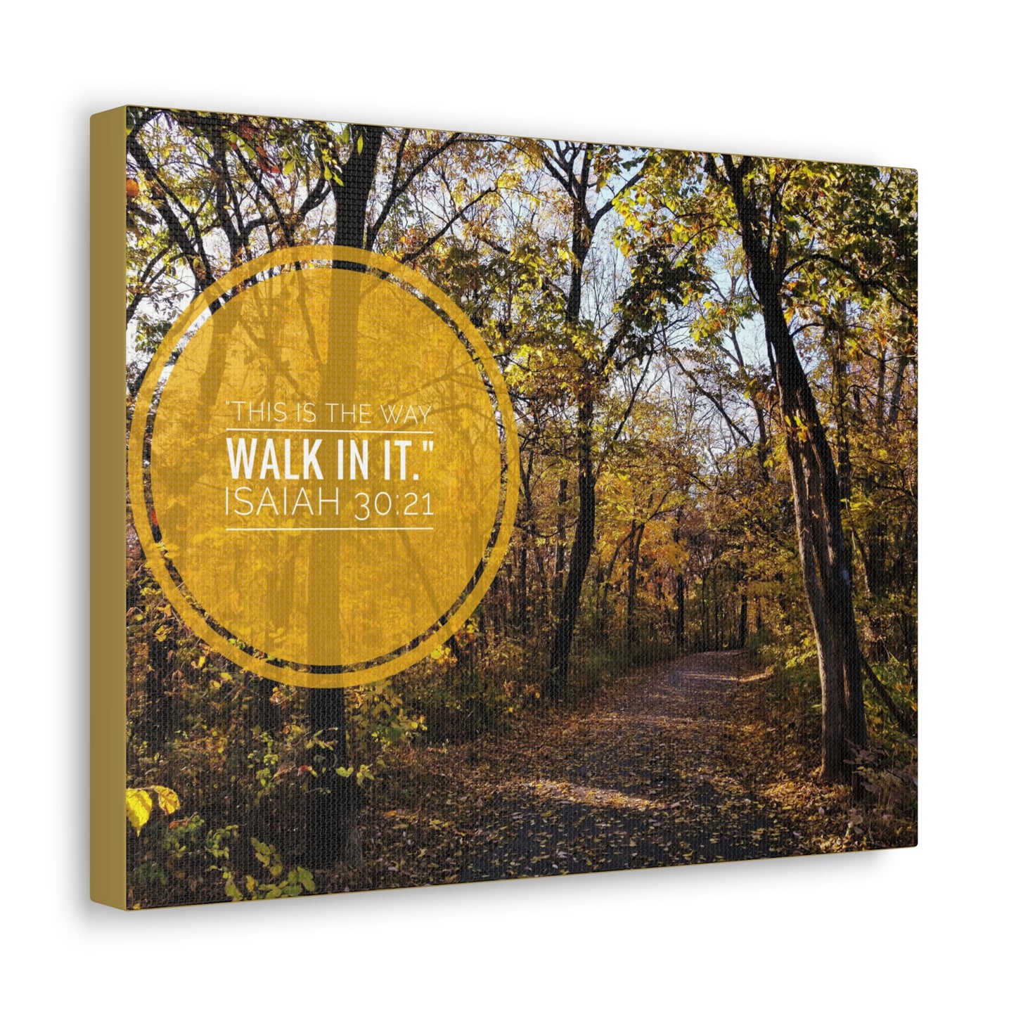 This Is The Way Walk In It Isaiah 30:21 Bible Verse Canvas Christian Wall Art Bible Verse Print Ready To Hang
