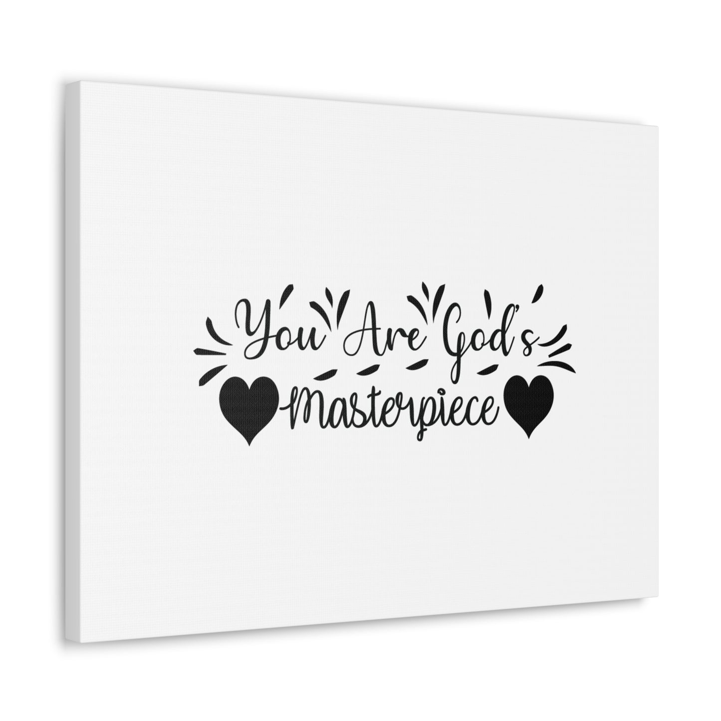 You Are God's Masterpiece Ephesians 2:10 Hearts Christian Wall Art Bible Verse Print Ready to Hang