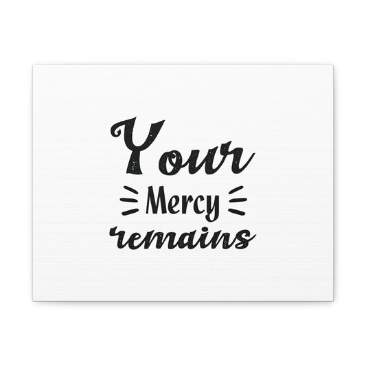Your Mercy Remains Titus 3:5 Christian Wall Art Bible Verse Print Ready to Hang