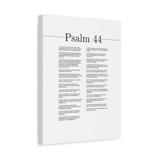 Scripture Canvas The Secrets Of The Heart Psalm 44 Christian Wall Art Bible Verse Print Ready to Hang