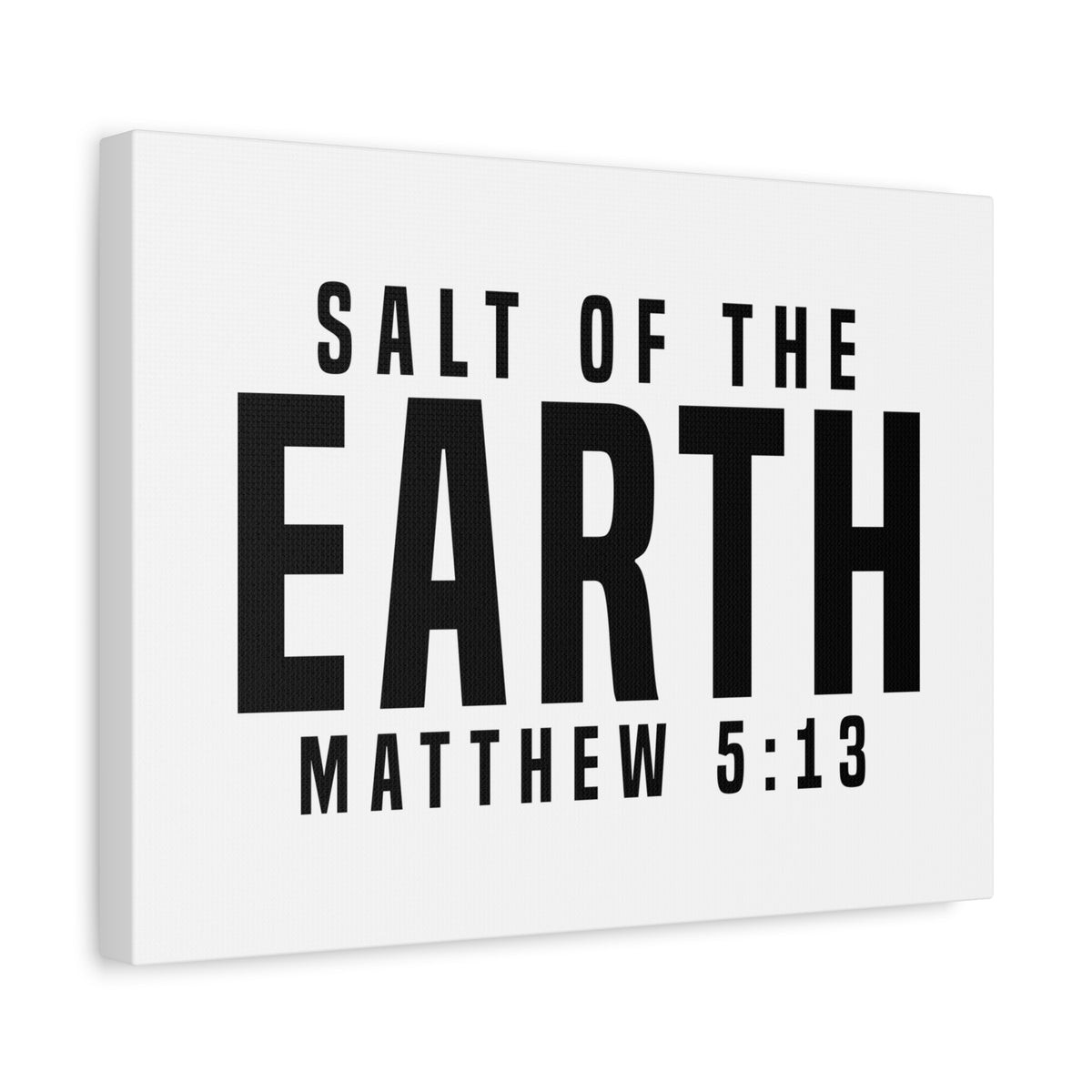 Scripture Walls Salt of the Earth Matthew 5:13 Bible Verse Canvas Christian Wall Art Ready to Hang Unframed