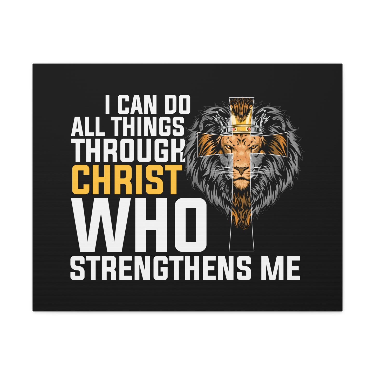 Who Strengthens Me Philippians 4:11Ã¢ÂÂ13 Christian Wall Art Bible Verse Print Ready to Hang