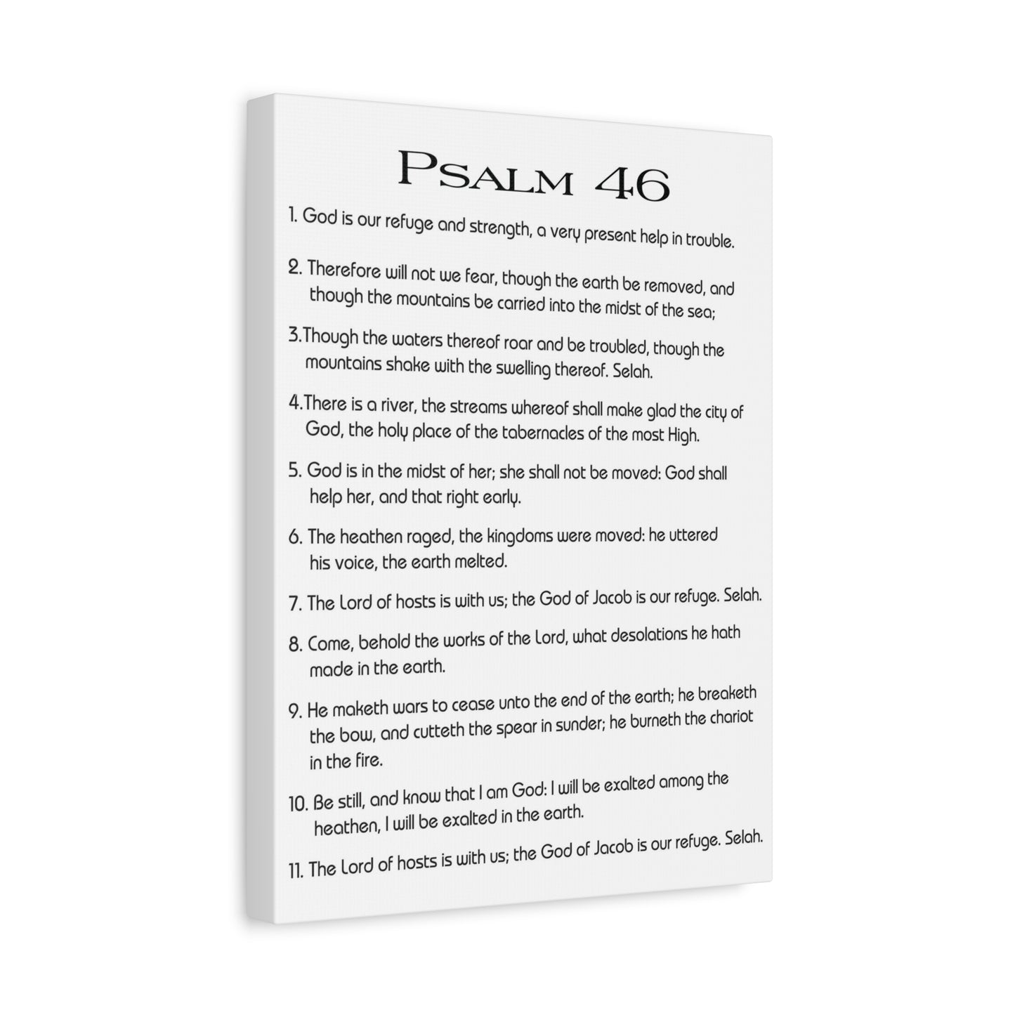 Scripture Walls Lord Reign In Me Psalm 46 Christian Wall Art Print Ready to Hang