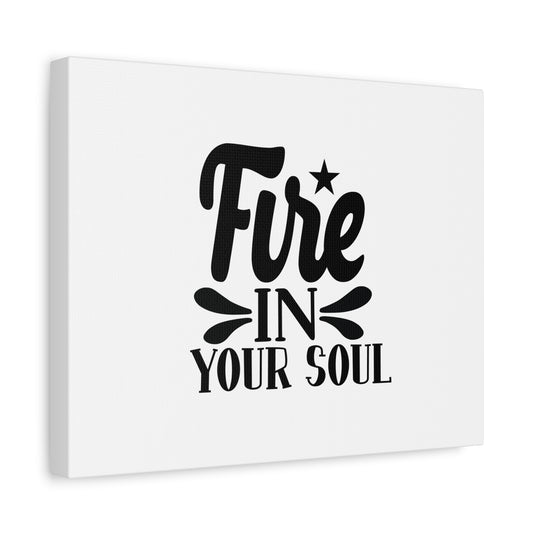 Scripture Canvas Fire In Your Soul Psalm 39:3 Christian Wall Art Bible Verse Print Ready to Hang
