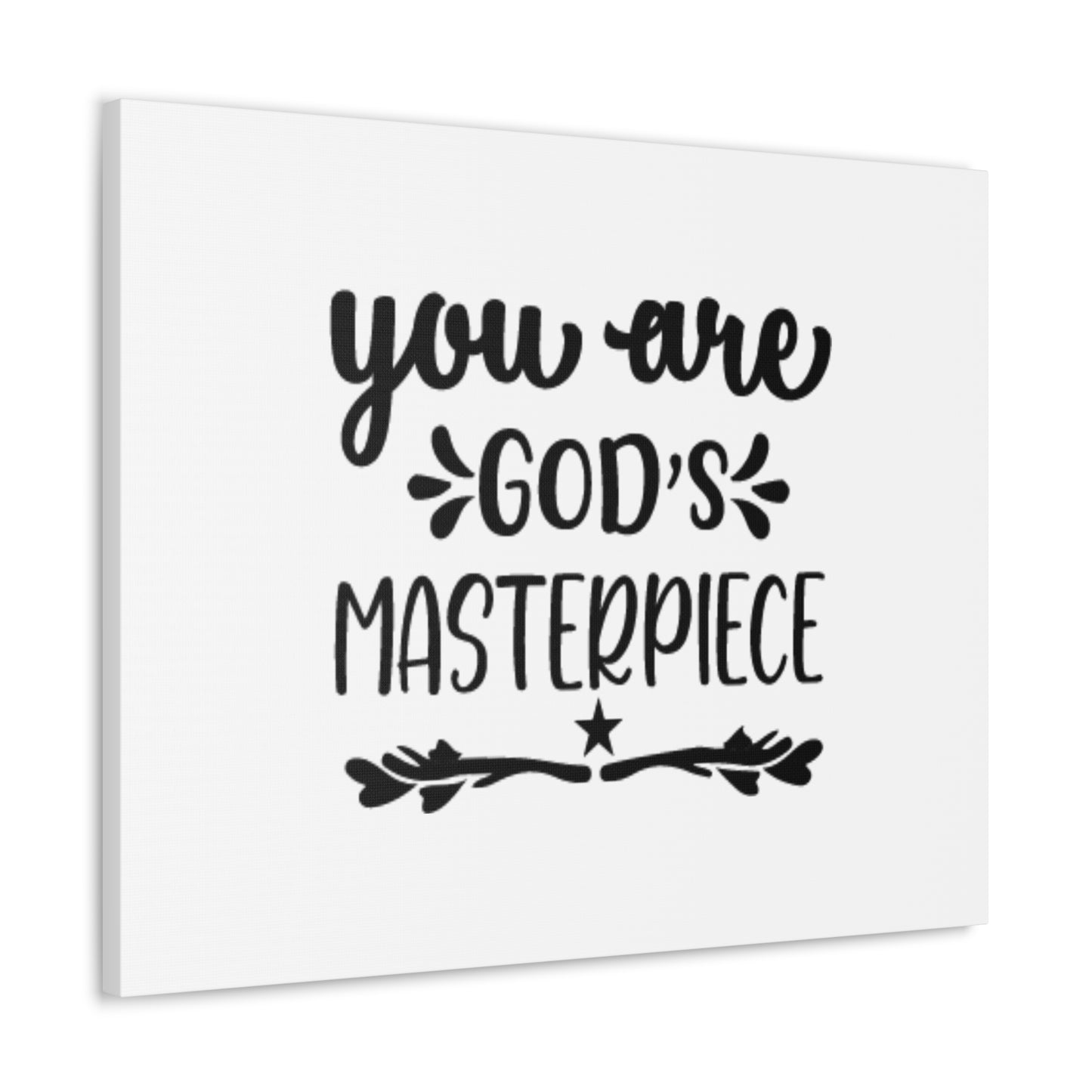 You Are God's Masterpiece Ephesians 2:10 Star Christian Wall Art Bible Verse Print Ready to Hang