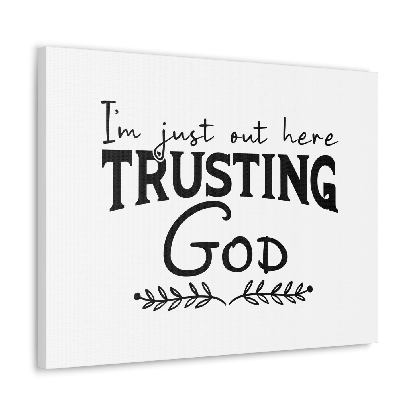 Trusting God Psalm 37:3 Leaves Christian Wall Art Bible Verse Print Ready to Hang