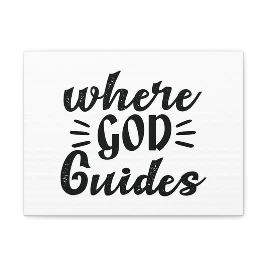 Where God Guides 1 Corinthians 12:28 Christian Wall Art Bible Verse Print Ready to Hang