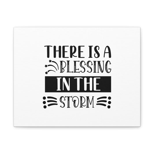 There Is A Blessing In The Storm Isaiah 4:6 Christian Wall Art Bible Verse Print Ready to Hang