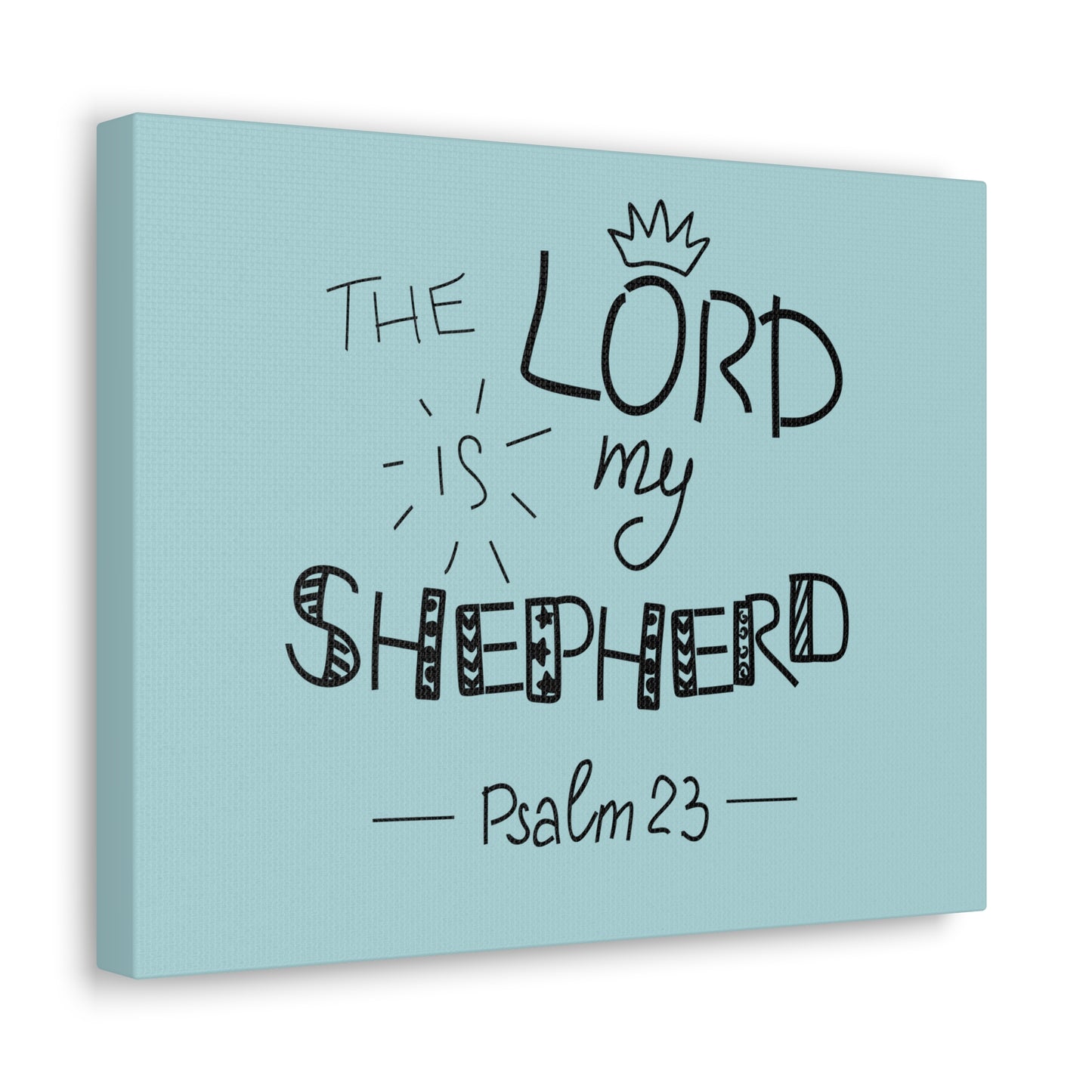 The Lord Is My Shepherd Psalm 23 Christian Wall Art Bible Verse Print Ready To Hang