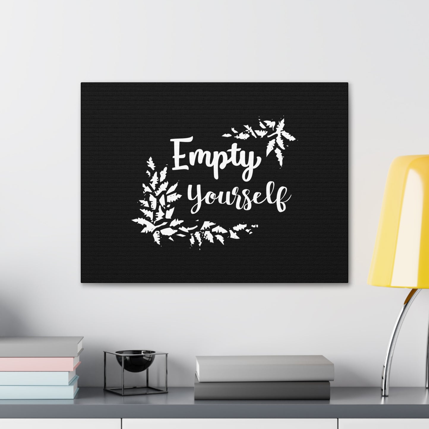 Empty Yourself Matthew 11:28 Christian Wall Art Bible Verse Print Ready to Hang