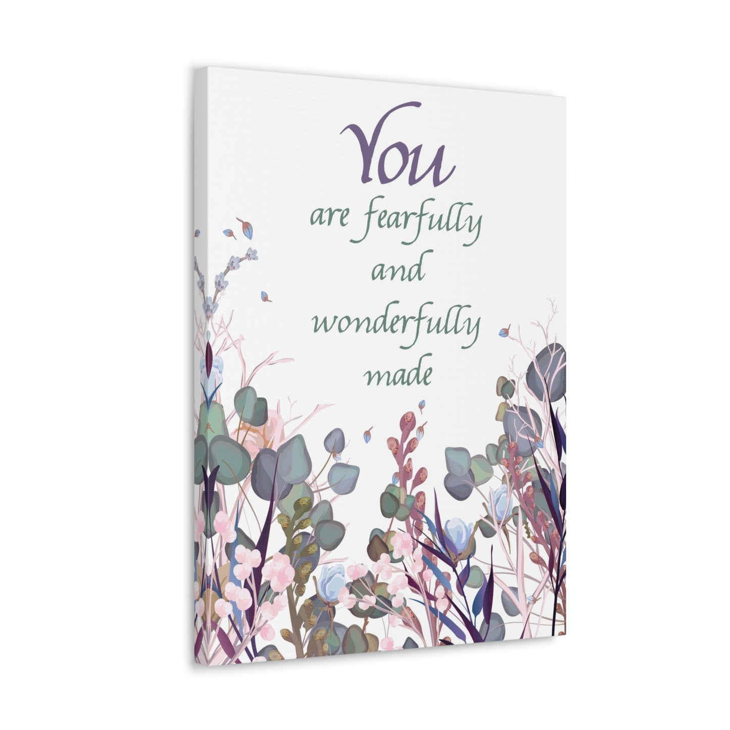 Wonderfully Made Psalm 139:14 Christian Wall Art Bible Verse Print Ready to Hang