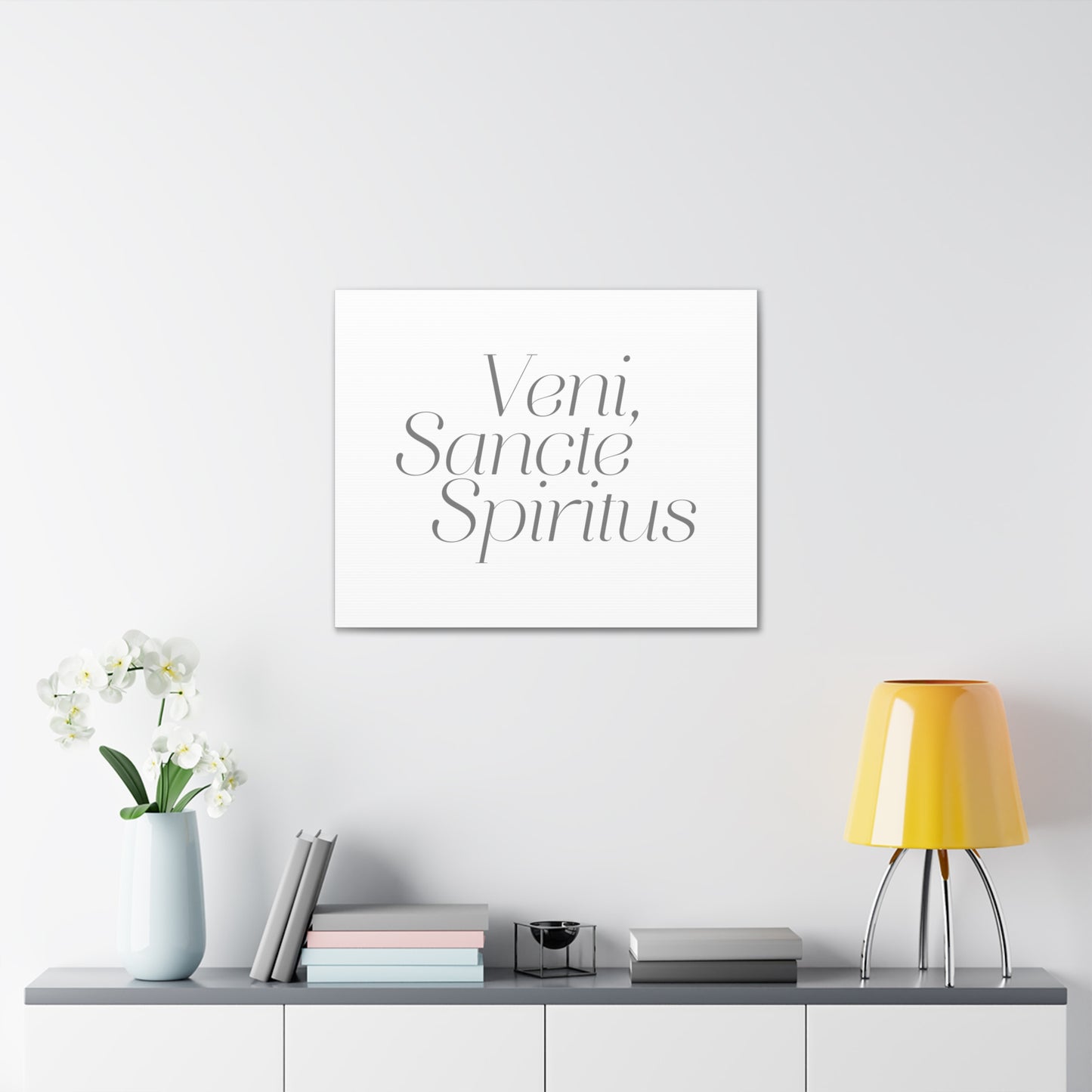 Veni, Sancte Spiritus John 15:26 Bible Verse Canvas Christian Wall Art Ready to Hang
