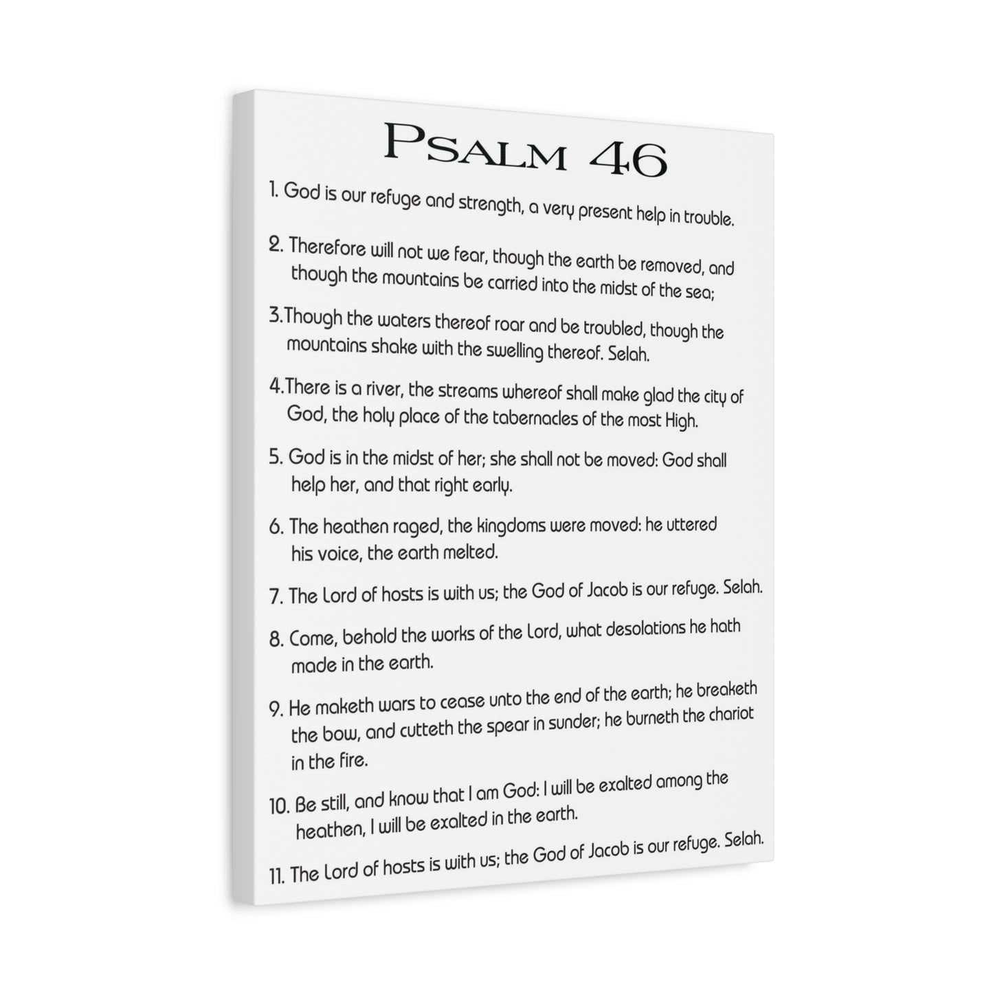 Scripture Walls Lord Reign In Me Psalm 46 Christian Wall Art Print Ready to Hang