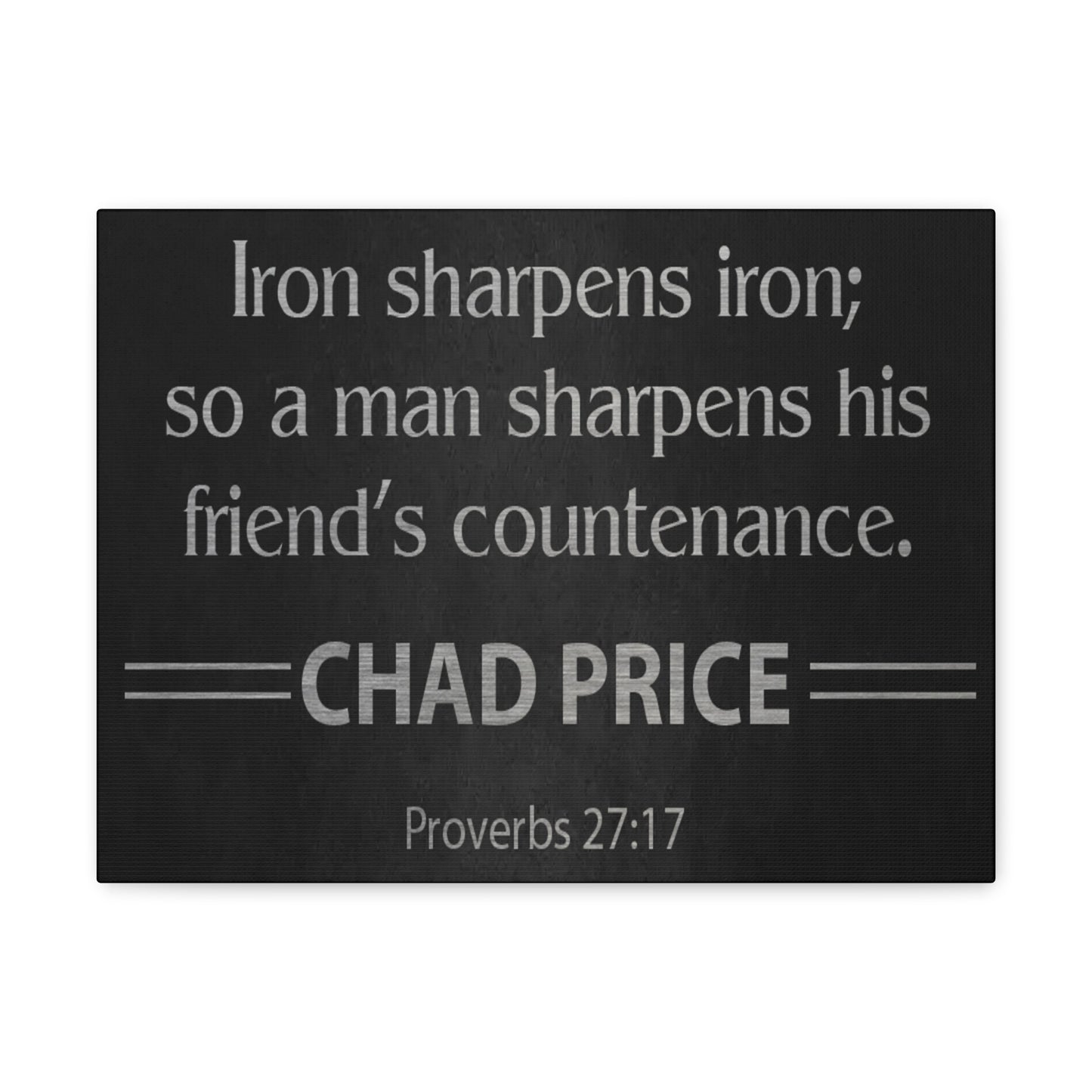 Personalized Proverbs 27:17