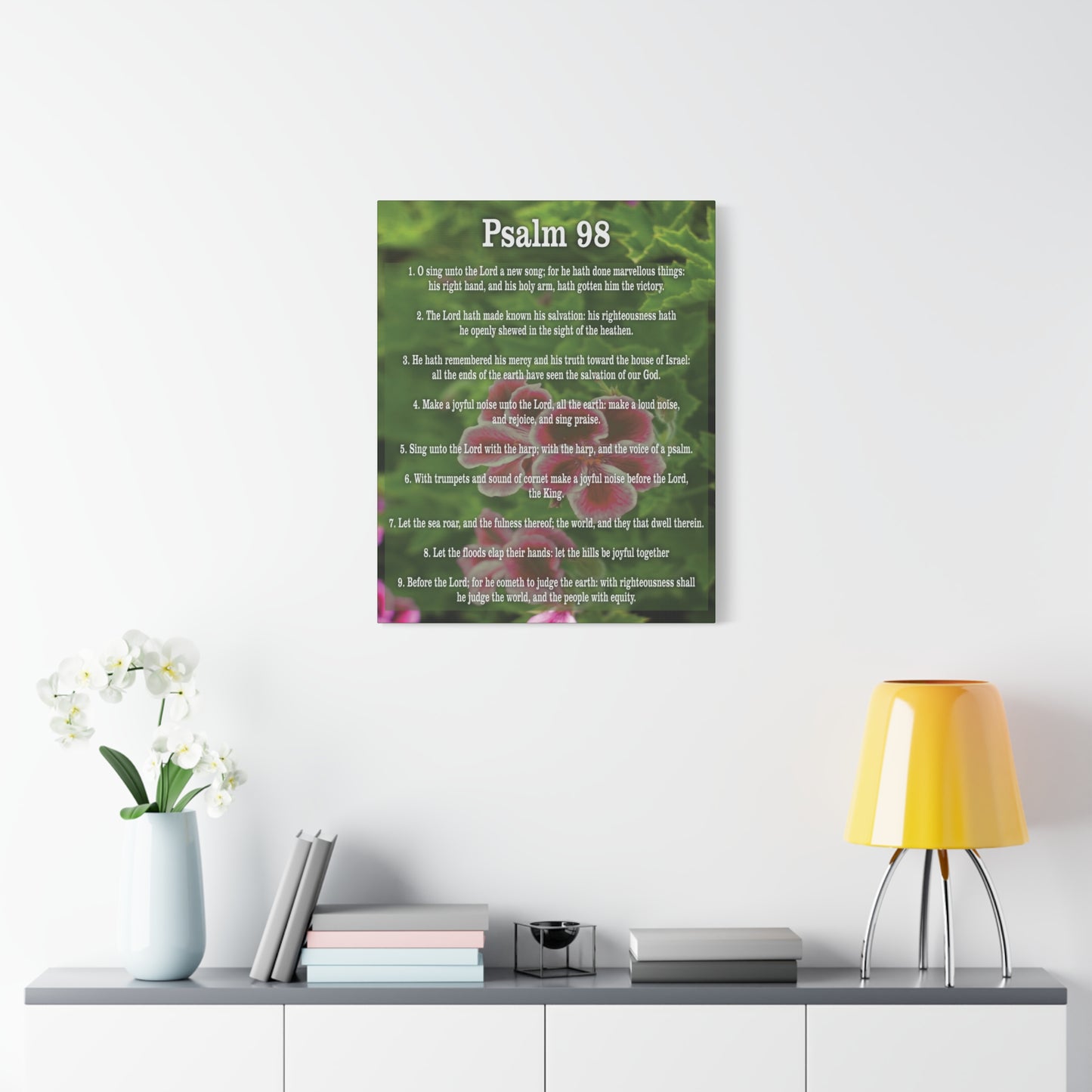 Scripture Walls Joyful Noise Of Salvation Psalm 98:4 Christian Wall Art Print Ready to Hang