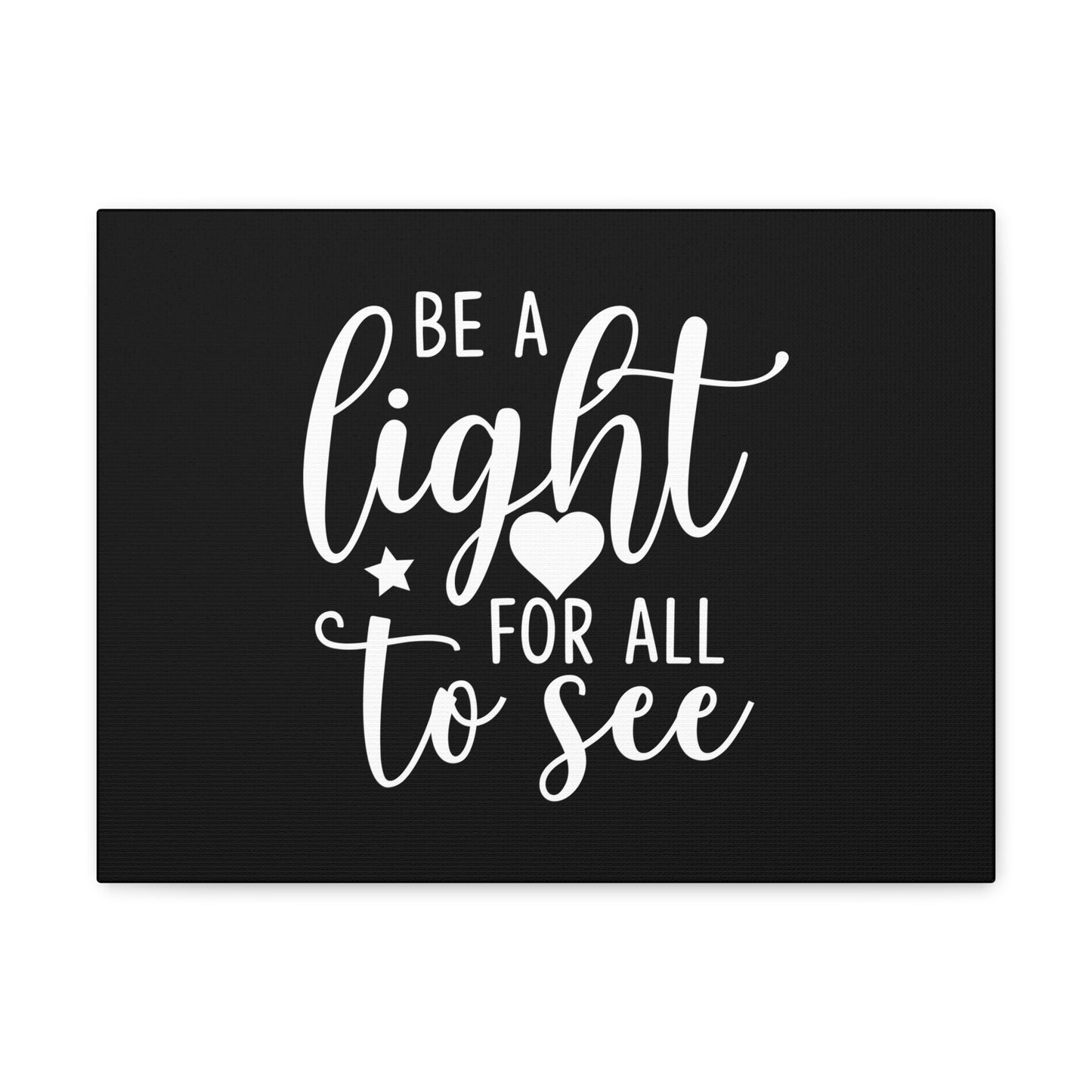 Be A Light For All To See Matthew 5:16 Christian Wall Art Bible Verse Print Ready to Hang