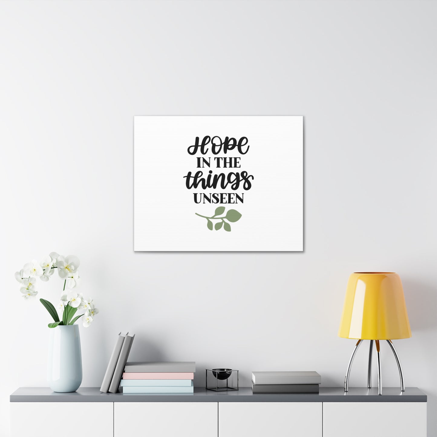 Hope In The Things Unseen Hebrews 11:1 Christian Wall Art Bible Verse Print Ready to Hang