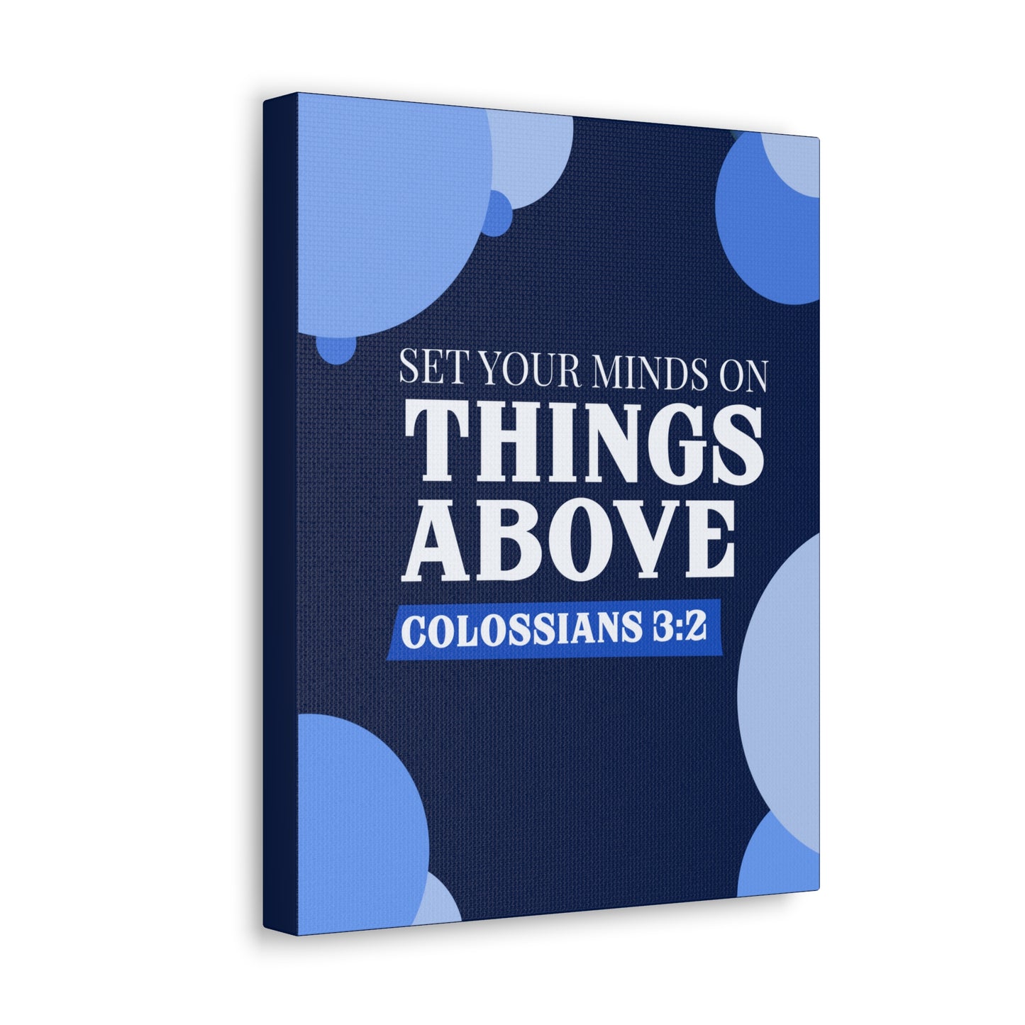 Things Above Colossians 3:2 Christian Wall Art Bible Verse Print Ready to Hang