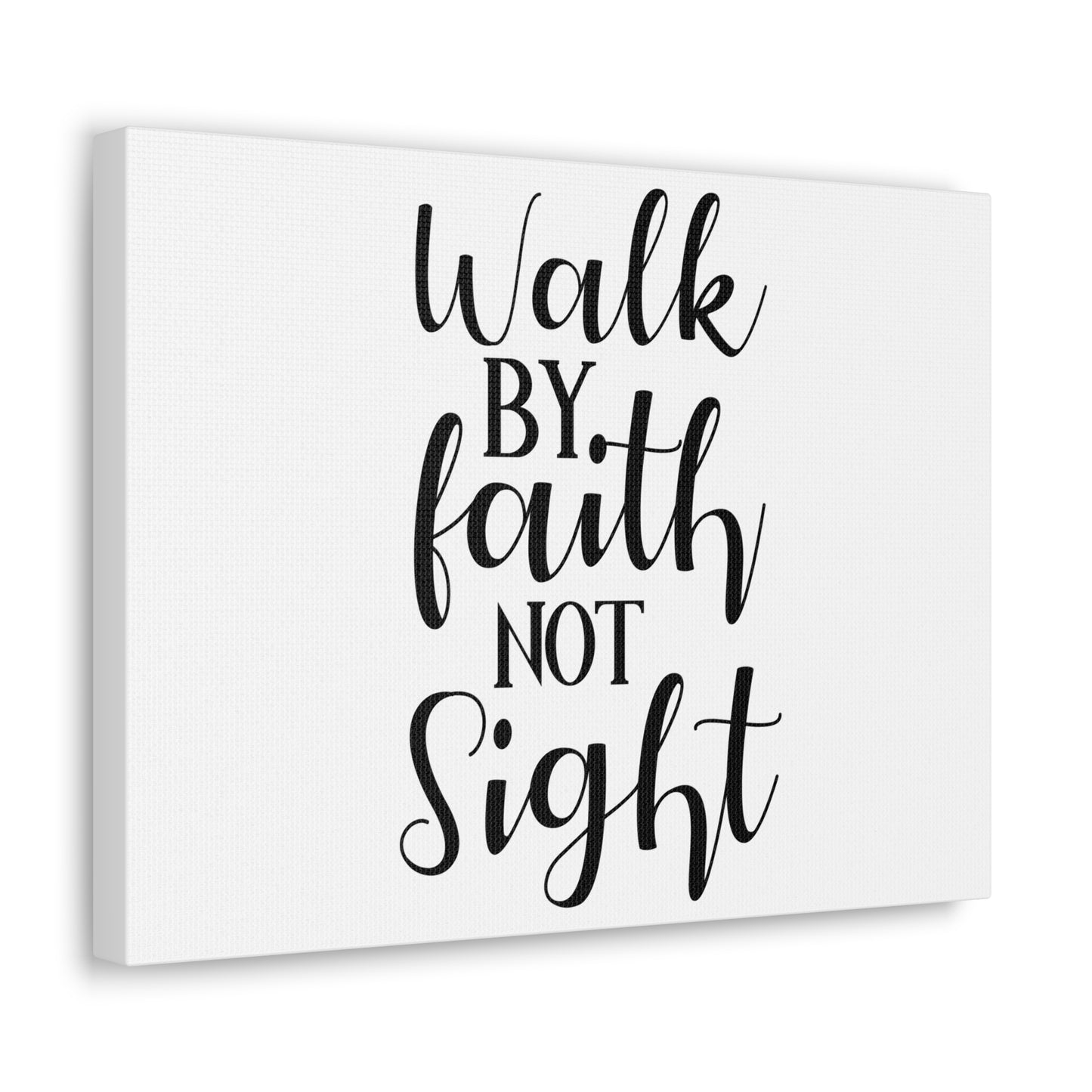 Walk By Faith Not Sight 2 Corinthians 5:7 Christian Wall Art Print Ready to Hang