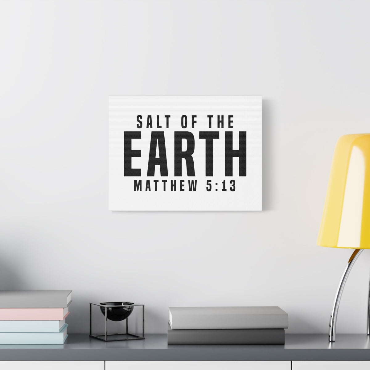 Scripture Walls Salt of the Earth Matthew 5:13 Bible Verse Canvas Christian Wall Art Ready to Hang Unframed