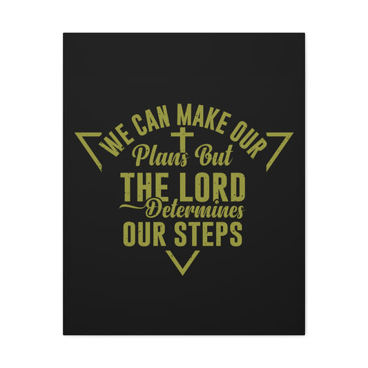 The Lord Determines Psalm 119:105 Christian Wall Art Bible Verse Print Ready to Hang