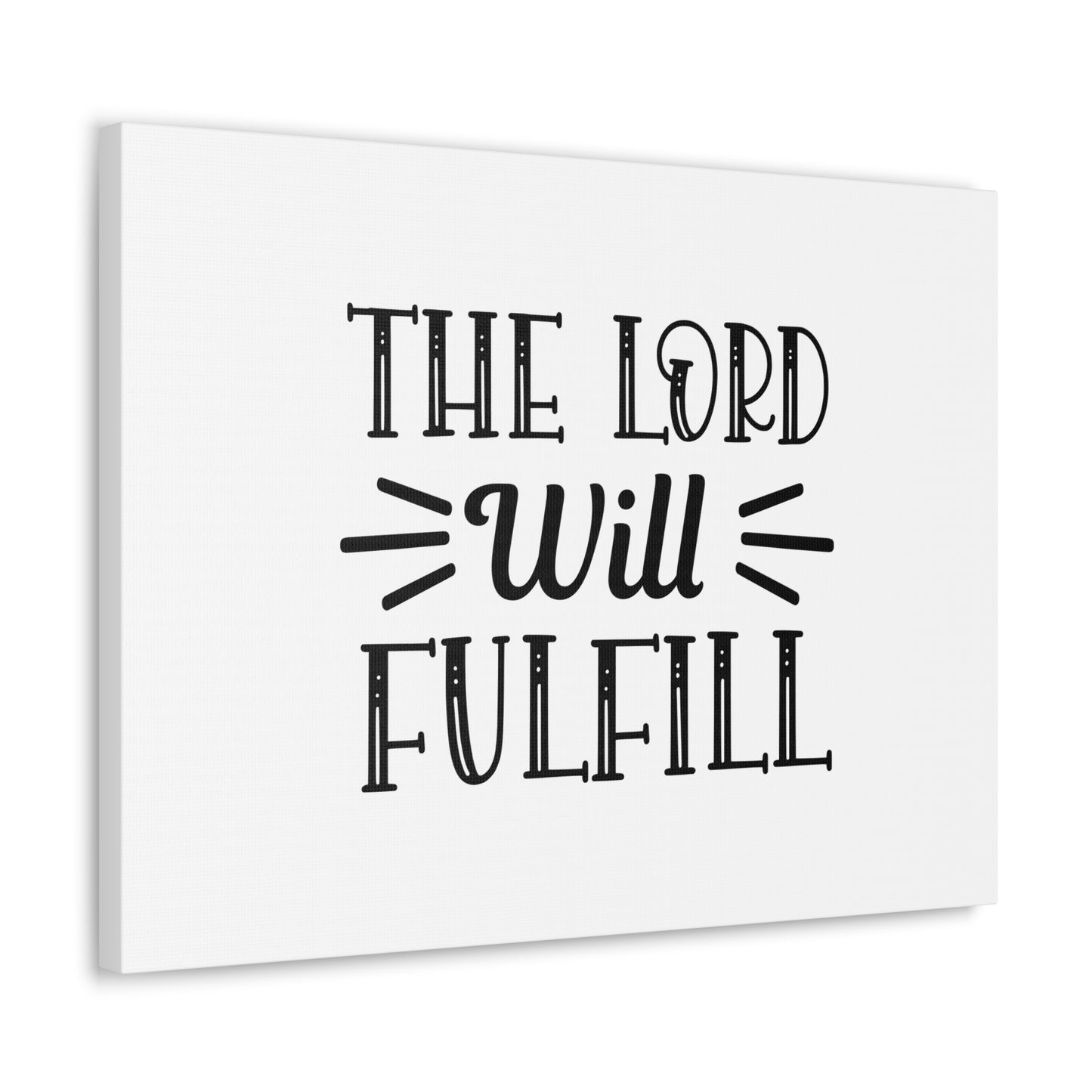 The Lord Will Fulfill Psalm 138:8 Christian Wall Art Bible Verse Print Ready to Hang
