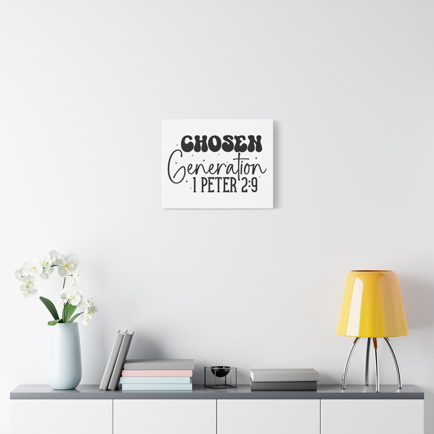 Scripture Walls 1 Peter 2:9 A Chosen Generation Bible Verse Canvas Christian Wall Art Ready to Hang Unframed