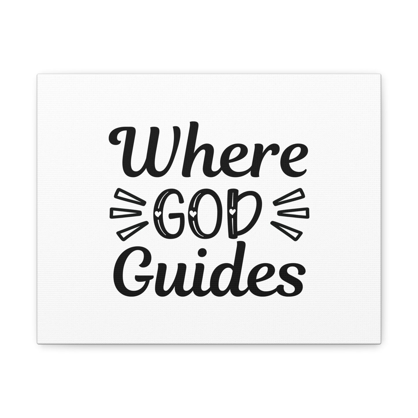 Where God Guides John 16:13 Christian Wall Art Bible Verse Print Ready to Hang