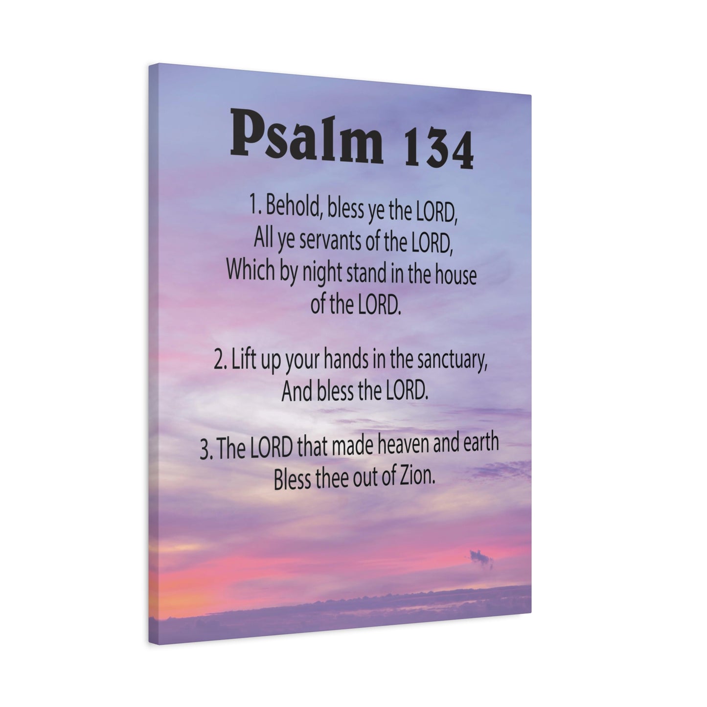 Scripture Walls House of The Lord Psalm 134:3 Bible Verse Canvas Christian Wall Art Ready to Hang