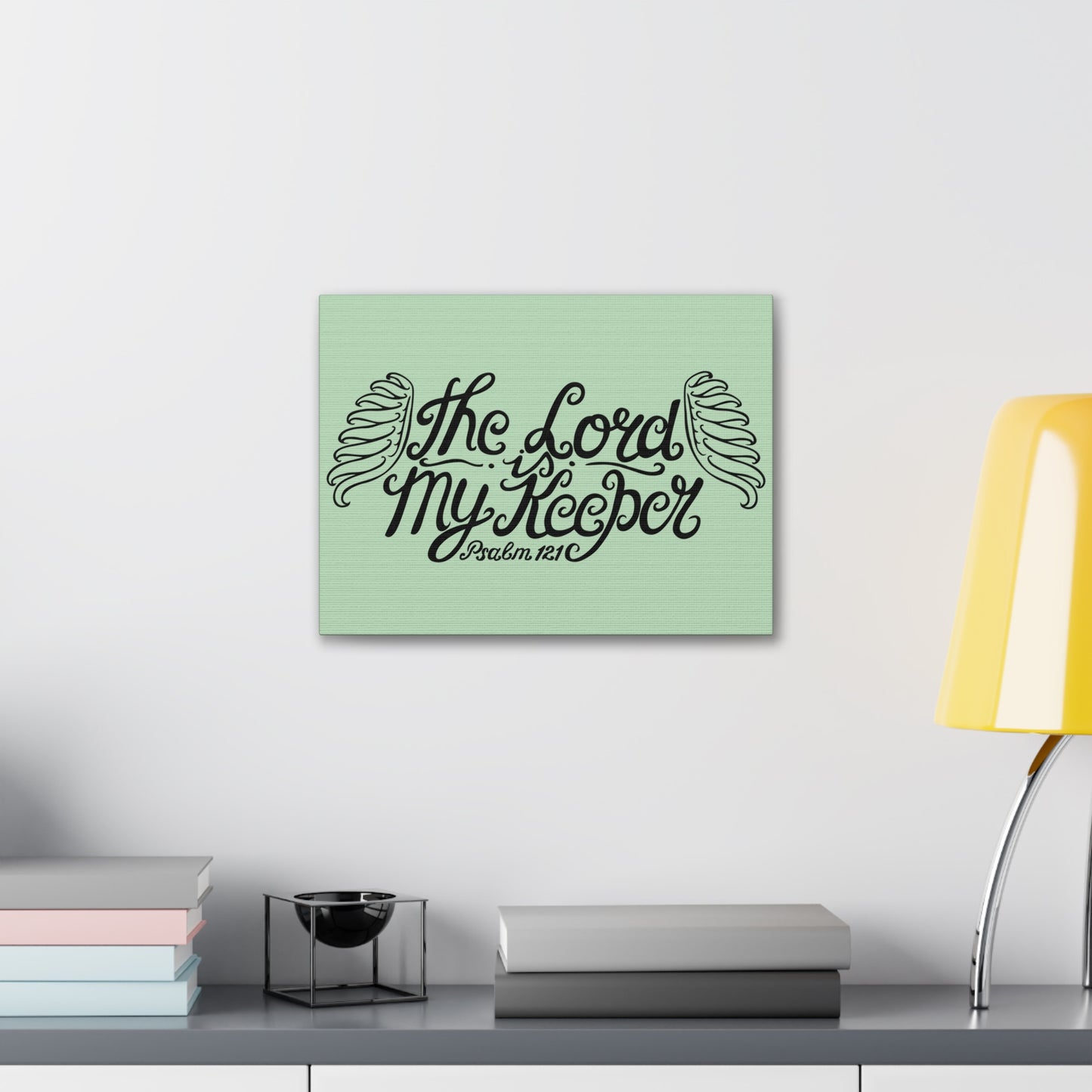 The Lord Is My Keeper Psalm 121  Bible Verse Canvas Christian Wall Art Ready To Hang