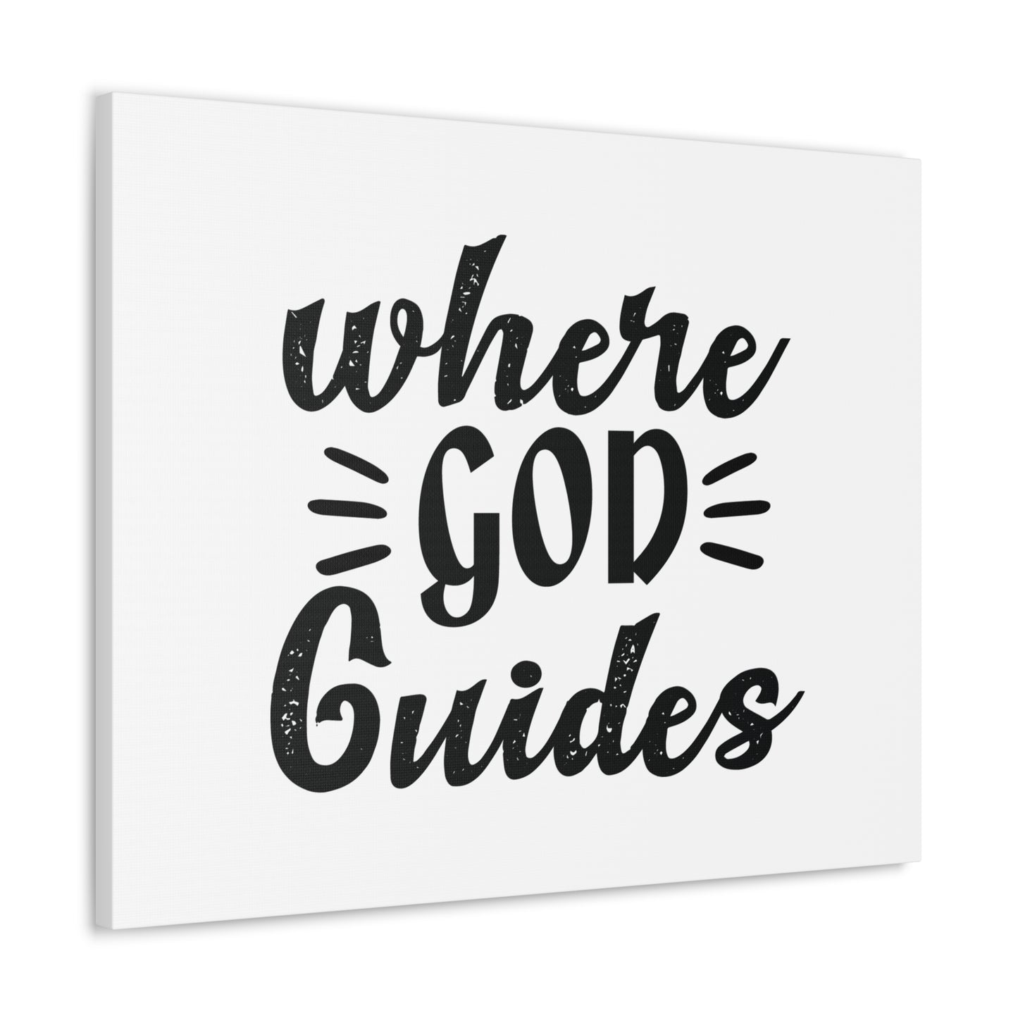 Where God Guides 1 Corinthians 12:28 Christian Wall Art Bible Verse Print Ready to Hang