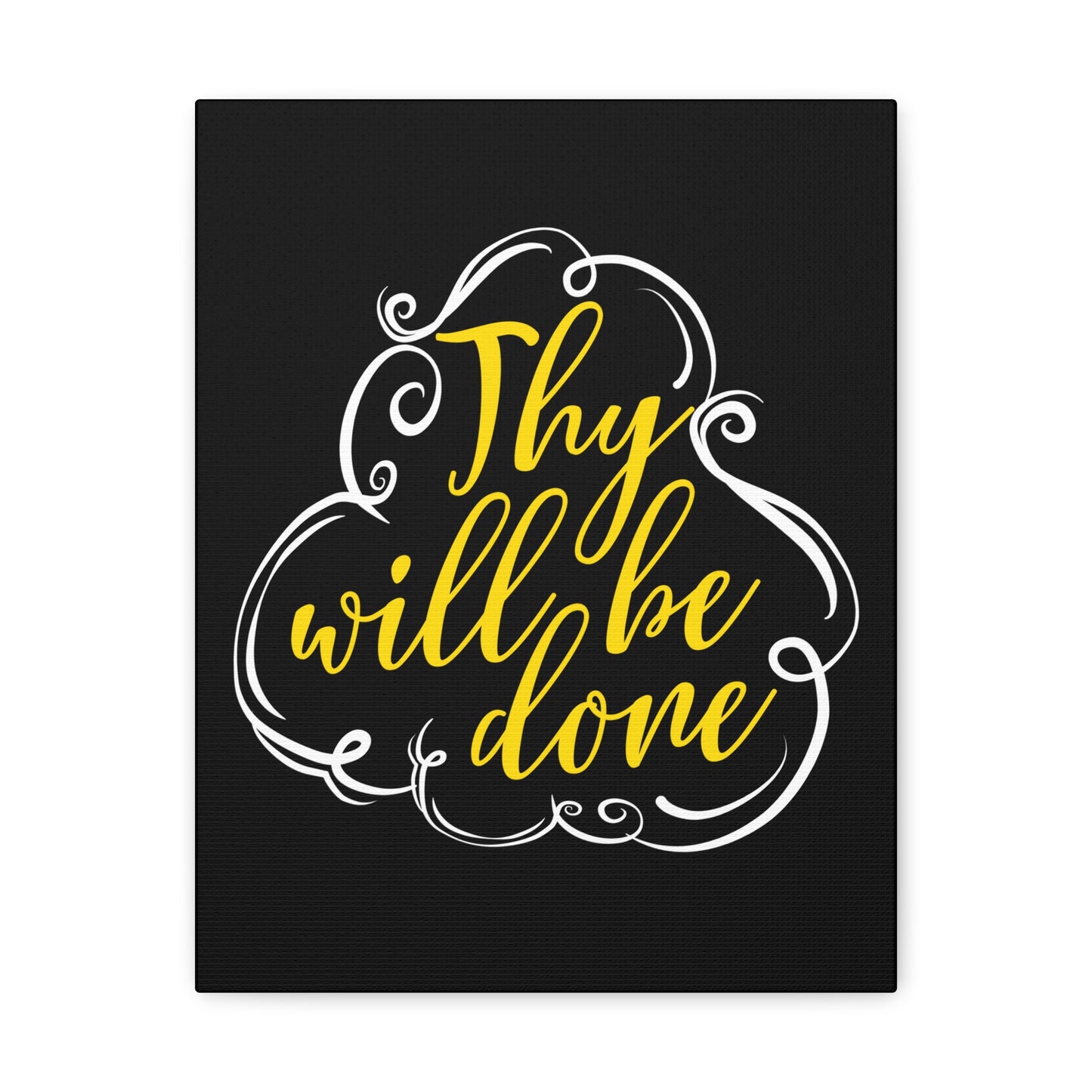 Thy Will Be Done Matthew 6:10 Christian Wall Art Print Ready to Hang