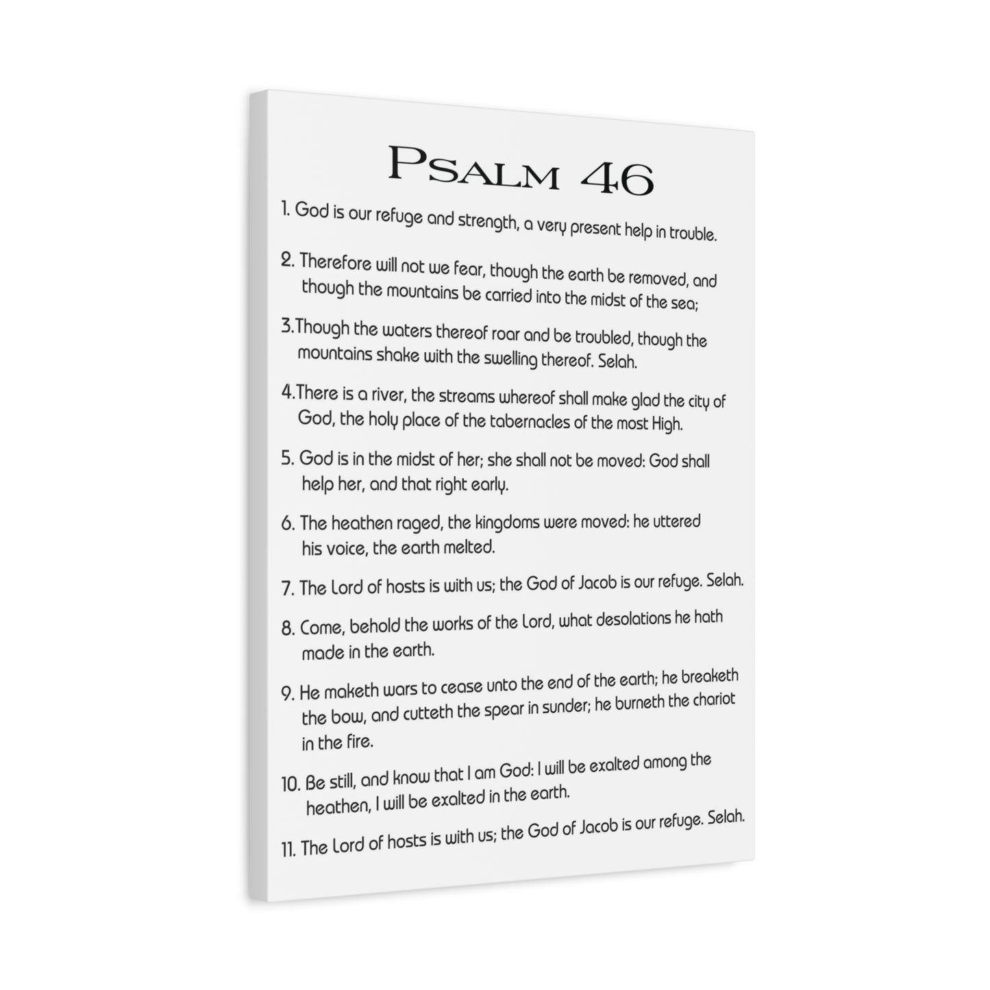 Scripture Walls Lord Reign In Me Psalm 46 Christian Wall Art Print Ready to Hang