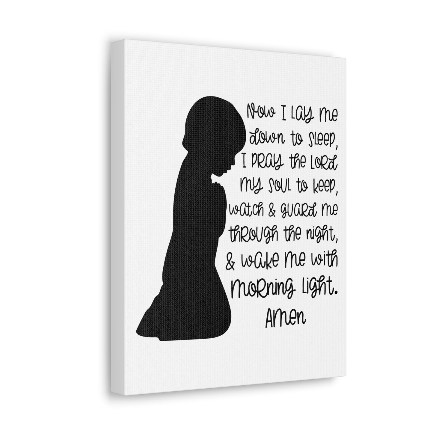 Wake Me With Morning Psalms 4:8 Christian Wall Art Print Ready to Hang