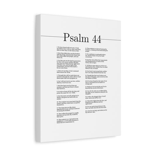 Scripture Canvas The Secrets Of The Heart Psalm 44 Christian Wall Art Bible Verse Print Ready to Hang